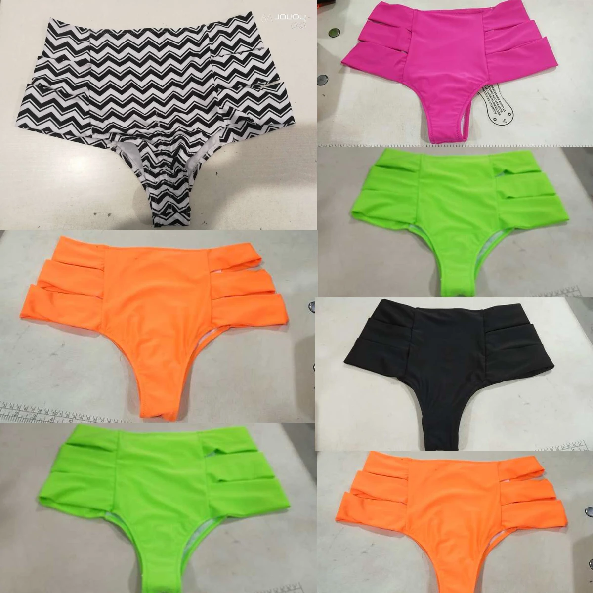 Сексуальное женское бикини стринги купальник летняя мода с рюшами высокая талия