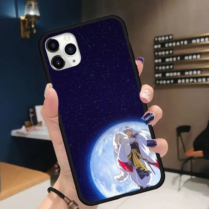 

Anime inuyasha Phone Case for iPhone 11 12 pro XS MAX 8 7 6 6S Plus X 5S SE 2020 XR Soft silicone
