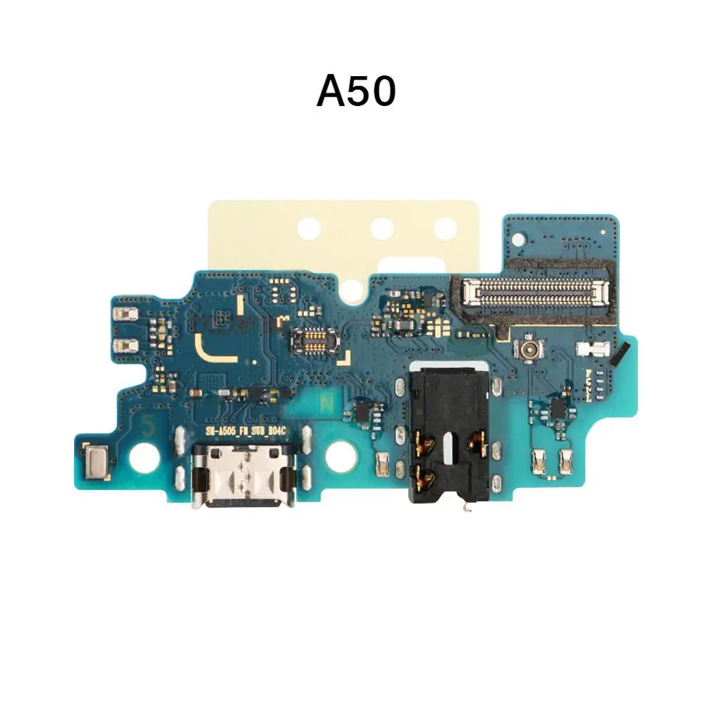Для samsung Galaxy A310F A510F A10 A20 A30 A40 A50 A750 usb зарядная док-станция разъем плата наушники с