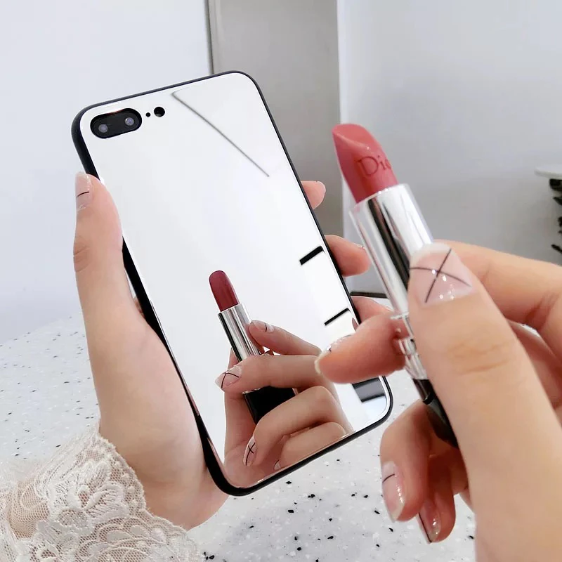 Зеркальный силиконовый чехол для HUAWEI P20 P30 Lite Mate 20 Pro HONOR 10i 9 10 7A 8A 7C 8C 7X 8X 8S мягкий ТПУ