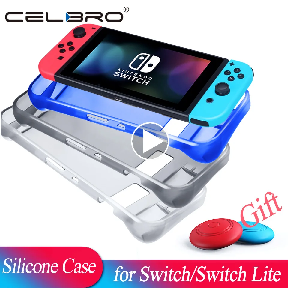 Silicone Case for Nintend Switch Lite Funda Cover Coque Nintendos NS Protector Shell Accessories | Электроника