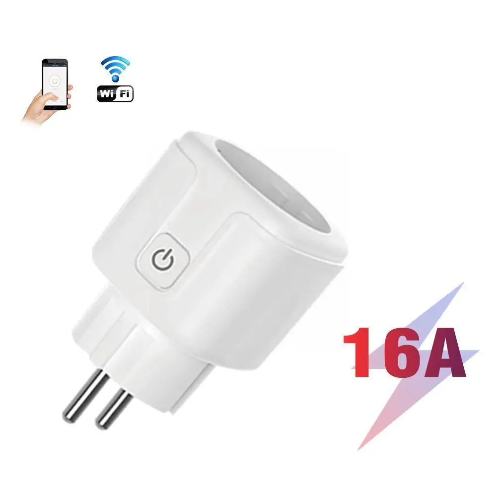 

Eu Wifi Plug Socket Outlet Monitor Timing Function Tuya Life For Alexa Home Voice Control Electrical Sock T8z4 L4S4