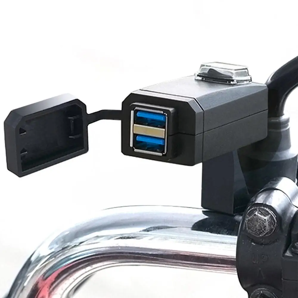 EAFC QC3.0 USB зарядное устройство для мотоцикла водонепроницаемый двойной USB быстрая замена 3,0 12 В адаптер питания Универсальная зарядка для телефона
