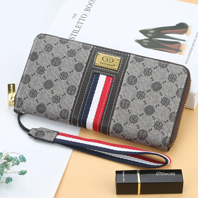 

2021European American Long Women's Wallet With Multi-Card Position Zipper Zero Money Bag Versatile Fashion Unique Women's Wallet