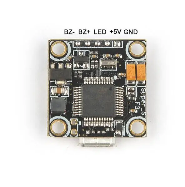 Control de vuelo Super_S F3 integrado Betaflight OSD 2S fuente de alimentaci&oacute;n + ESC Super_S BS06D 4 en 1 Blheli_S para RC Drone Quadcopter-4