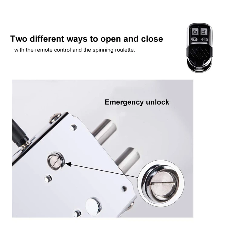 home door lock kit remote control keyless entry electronic lock smart wireless anti theft deadbolt access control system for hom free global shipping
