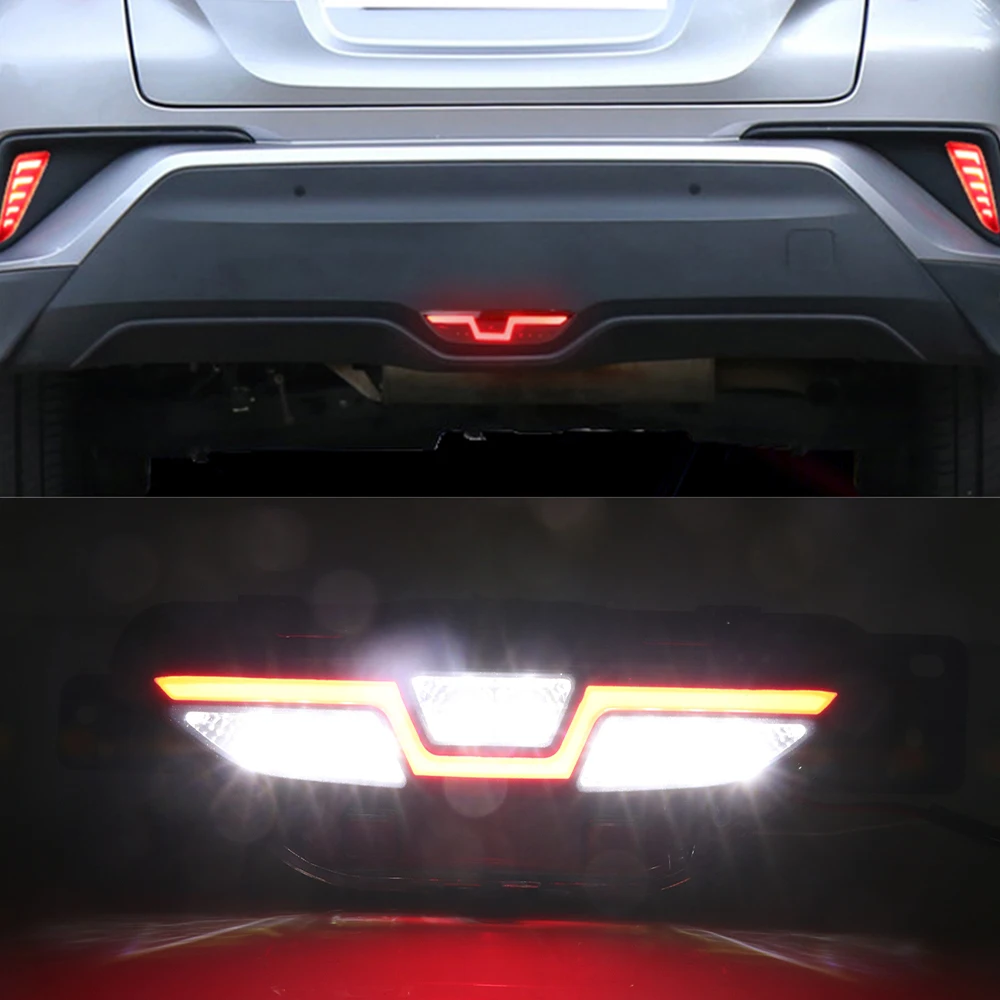 Автомобильная проблесковая для Toyota CHR C-HR 2016 2017 2018 2019 сзади задние тормозные огни