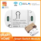 Умный Wi-Fi переключатель с таймером Tuya, 10 А, беспроводные переключатели, автоматизация умного дома, совместим с Amazon, Alexa, Google Assistant, IFTTT