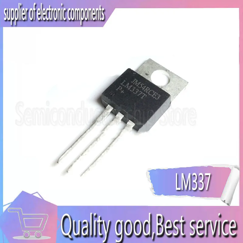 

10PCS Transistor LM337 LM337T TO-220 Adjustable Three-End Regulator