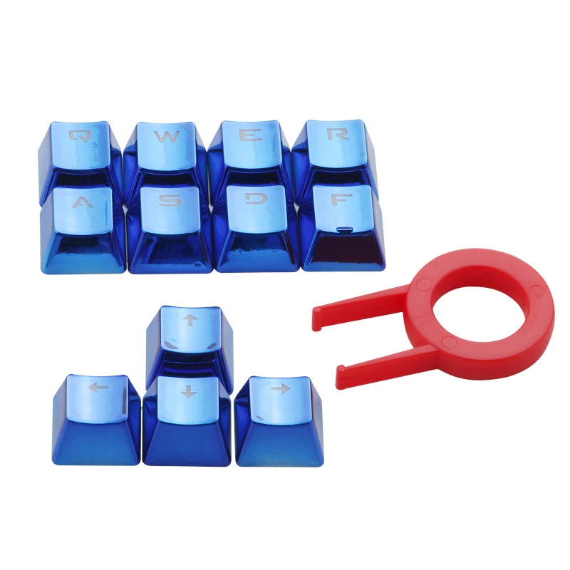 

Game mechanical keyboard key cap MX axis (cross type) universal light transmissive PBT electroplating 12 keycaps,EV4