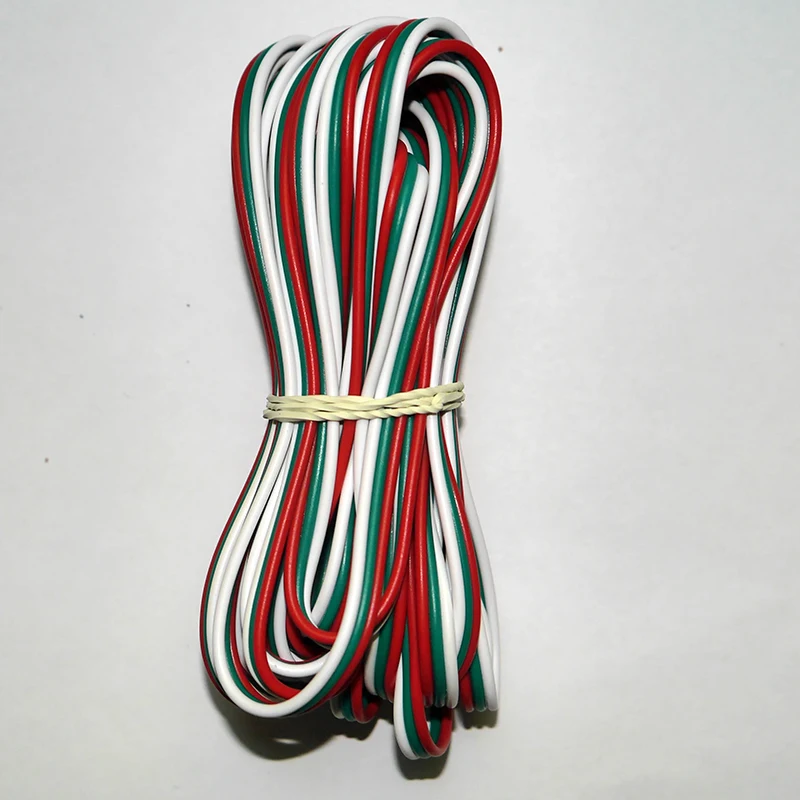 Светодиодный электрический кабель 50/100 метров 2pin 3pin 4pin 5pin 6pin 22 AWG удлинитель для 5050