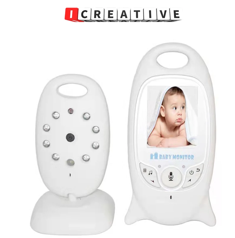 

Беспроводная радионяня с ЖК-дисплеем, ночным видением, двухсторонним разговором, видео няня, радио, цветная, с высоким разрешением