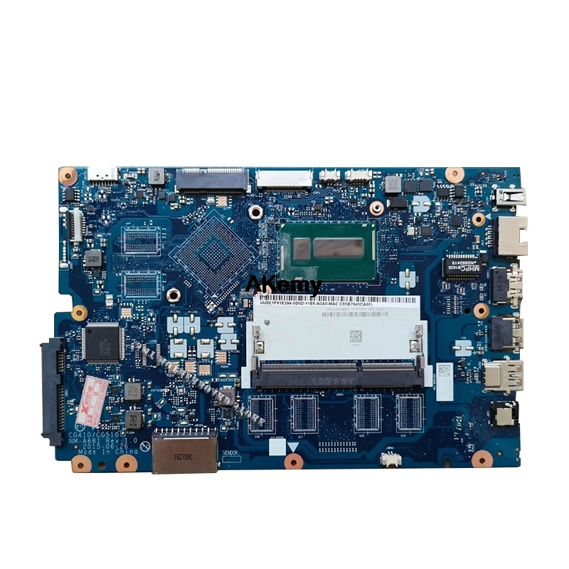 Для lenovo Ideapad 100-15IBD 100 15IBD CG410/CG510 NM-A681 Материнская плата ноутбука 3215U процессор