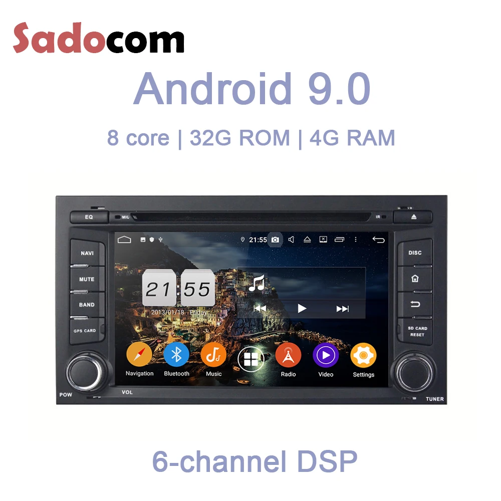 HD TDA7851 4*50 Вт Android 9 0 для VW seat LEON 2014 4 Гб ОЗУ 8 Восьмиядерный 32 ГБ Автомобильный