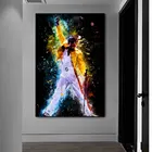 Картина на холсте Queen Freddie Mercury, богемный рисунок Рапсодии, плакаты и принты на стену, абстрактное декоративное украшение для дома