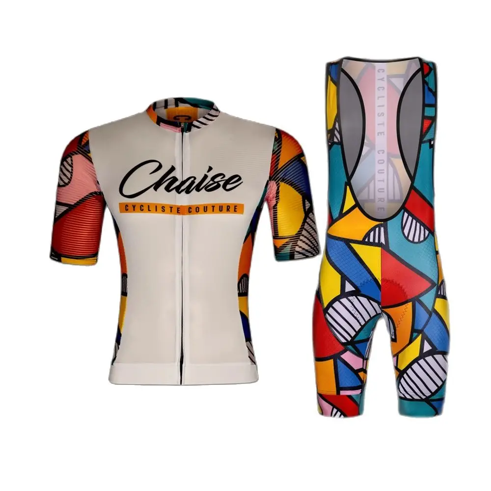 

Комплект одежды для велоспорта, с коротким рукавом и трикотажным верхом