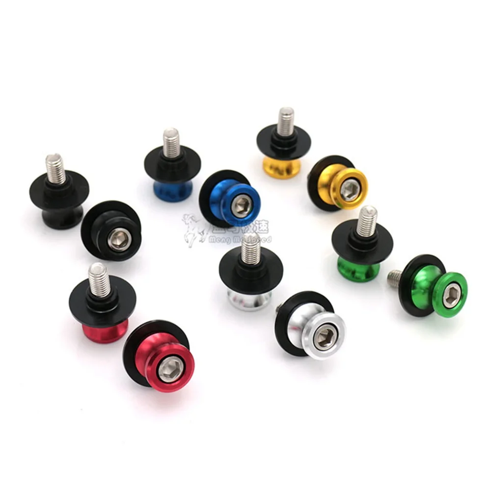 

10mm Universal Motorcycle Swingarm Spools Slider Stands Screws For KAWASAKI ER6N Z750 Z750R Z250 NINJA 250 300 Z1000 1000 Versy