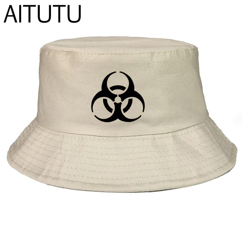 

Unisex casual evil Zombie danger Bucket Hat men womens Bob hip hop Panama hat Summer cool Fisherman hats outdoor Sun Caps