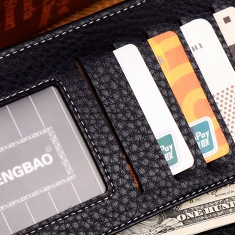 Мужские кошельки PIDENGBAO мужские кожаный кошелек мужской клатч|portefeuille homme|men purseleather