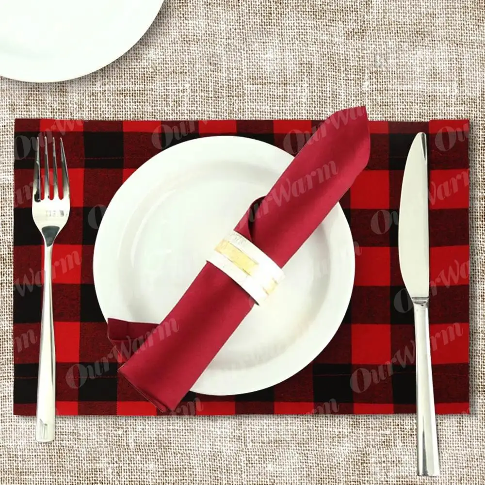 OurWarm 2 шт. салфетки в виде буйвола двусторонние водонепроницаемые клетку для