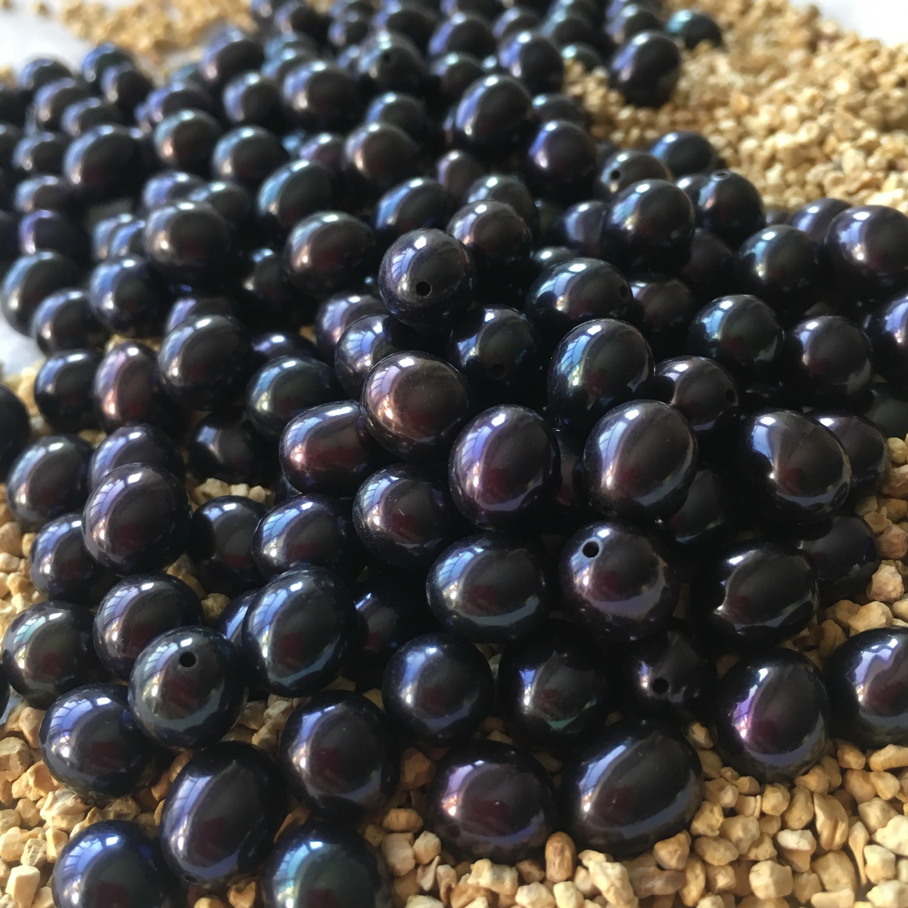 1 шт. натуральный пресноводный жемчуг с отверстием для половины отверстия 7 8