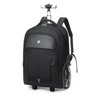 New trip fashion trolley suitcase bag with shoulder strap big wheels backpack travel luggage carry on valise brand trolley bag