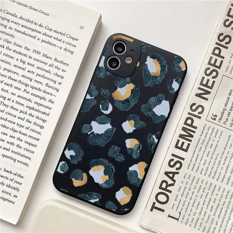 

Leopard Print Phone Case for iPhone 12 11 mini pro XS MAX XR 8 7 6 6S Plus X 5S SE 2020