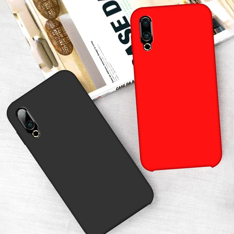 Чехол для Meizu 16 16th X8 plus 16X 16XS 16S Pro Оригинальный чехол из жидкого силикона мягкое