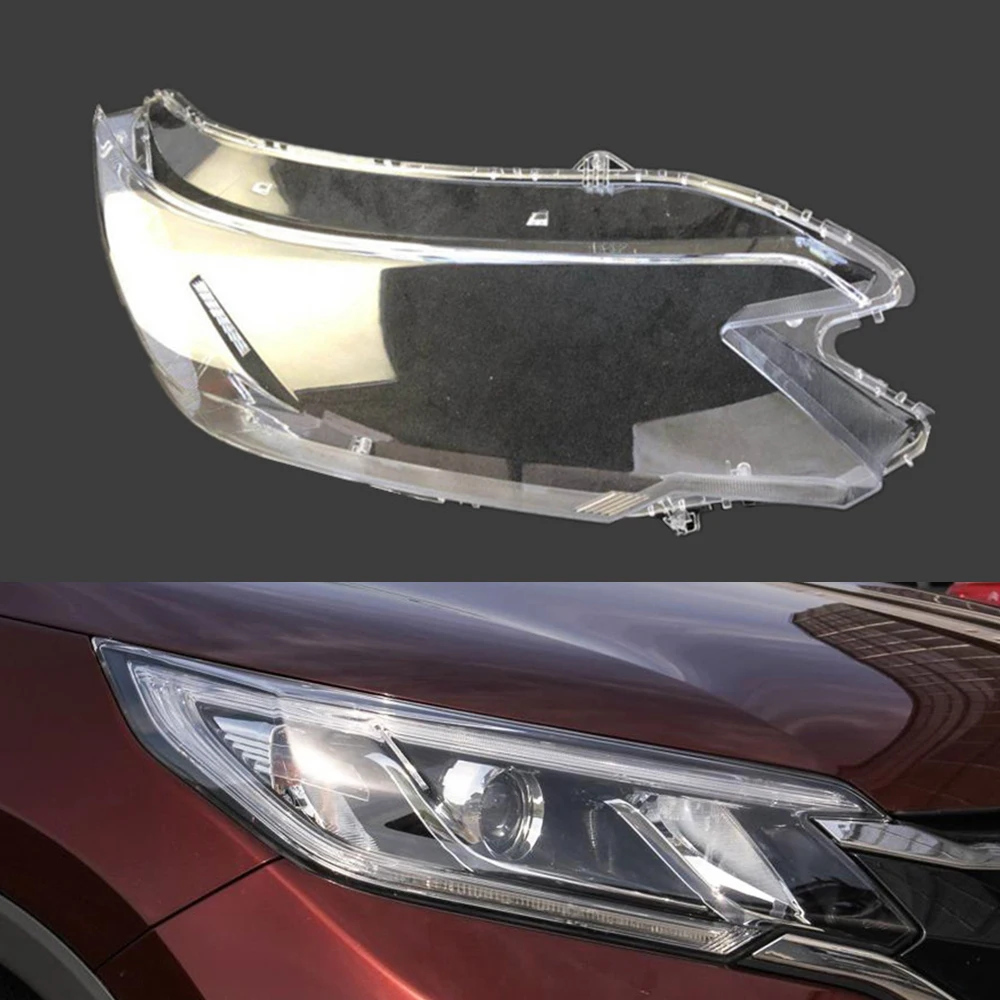 Passenger Sider Для Honda CRV фары объектив фары автомобиля крышка Замена прозрачные линзы Авто оболочка Крышка - Цвет: Passenger Sider