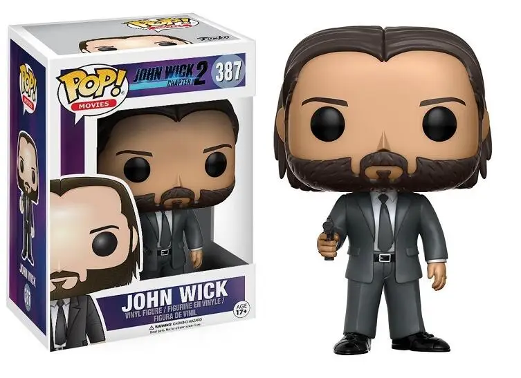 FUNKO POP поступление Джон уик #387 Коллекция Модель игрушки виниловые фигурки Детские