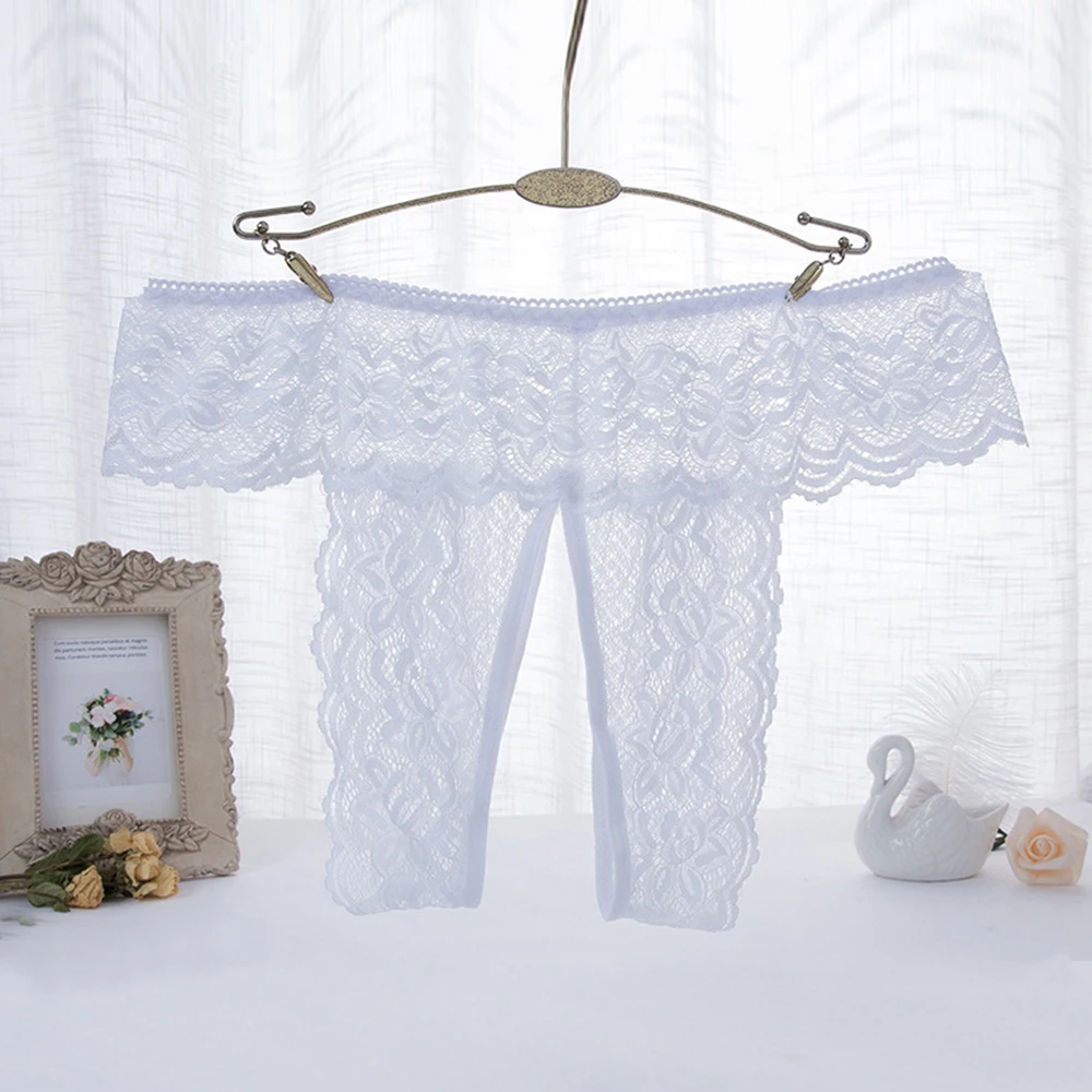 Женские сексуальные трусики с открытой промежностью эротическое нижнее белье