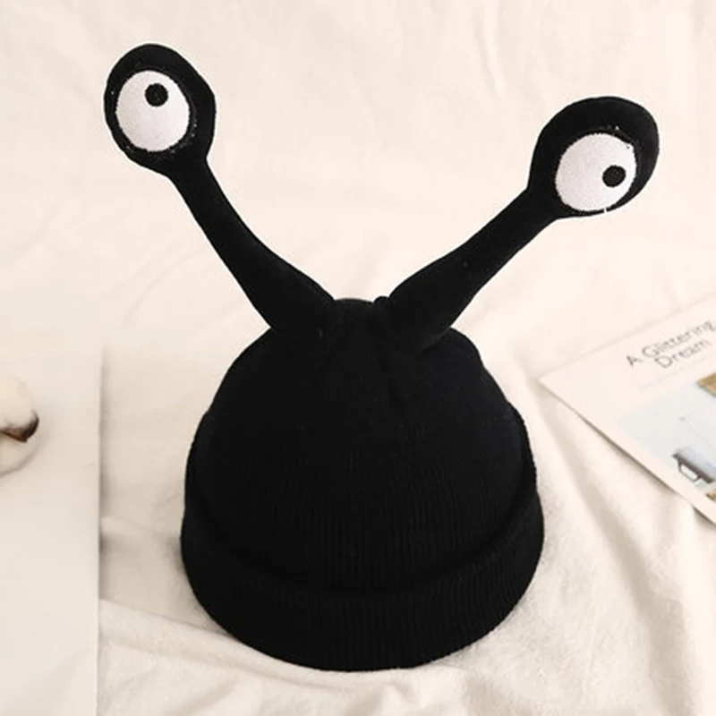 Зимние шапки для детей шапочка теплая шапка с глазами насекомых вязаные шапочки