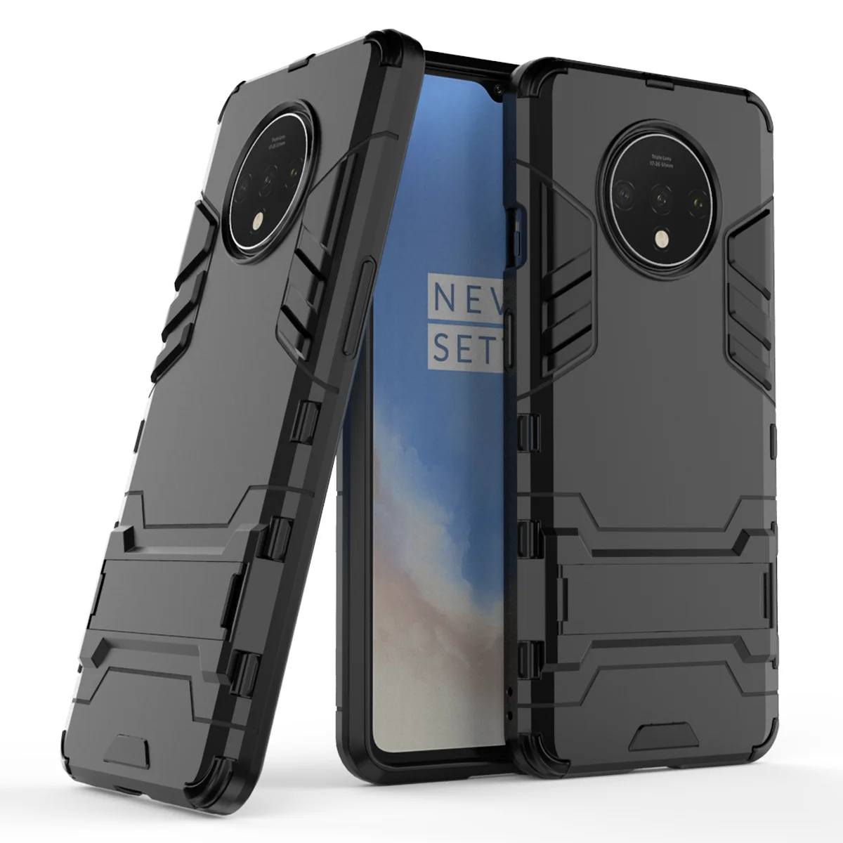 Чехол для OnePlus 7T One plus 7t противоударный жесткий силиконовый чехол подставка Plus