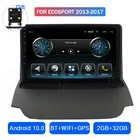 Автомобильный GPS-навигатор, плеер с четырехъядерным процессором, ПЗУ 32 ГБ для Ford Ecosport 2013, 2014, 2015, 2016, 2017, HD