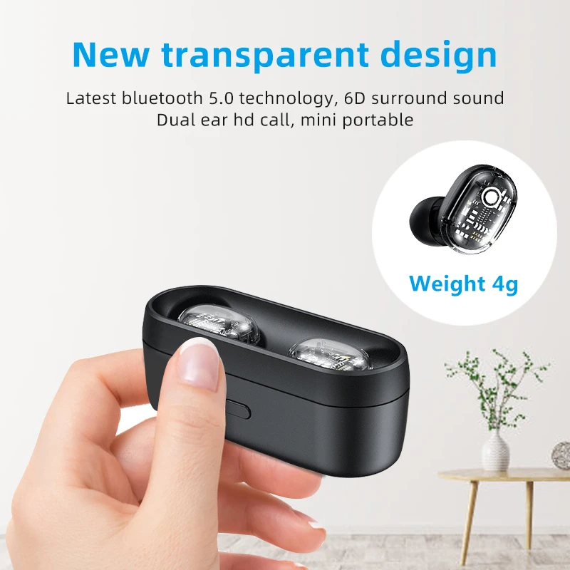 IPX7 TWS беспроводные наушники Bluetooth 5,0 сенсорное управление гарнитура Смарт HD микрофон спортивные музыкальные модные наушники