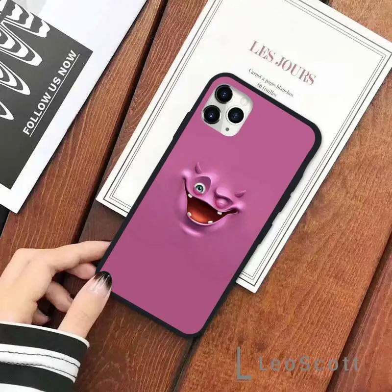 

Three-dimensional Emoticon cute funny cartoon Phone Case for iPhone 11 12 pro XS MAX 8 7 6 6S Plus X 5S SE 2020 XR Soft silicone