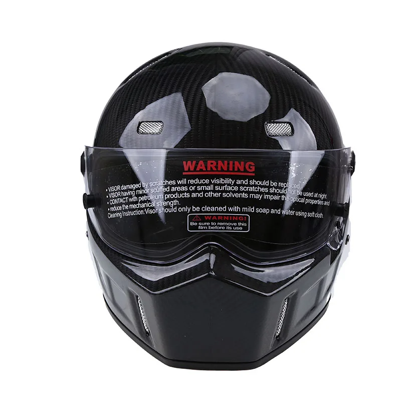 Мотоциклетный шлем POSSBAY из углеродного волокна