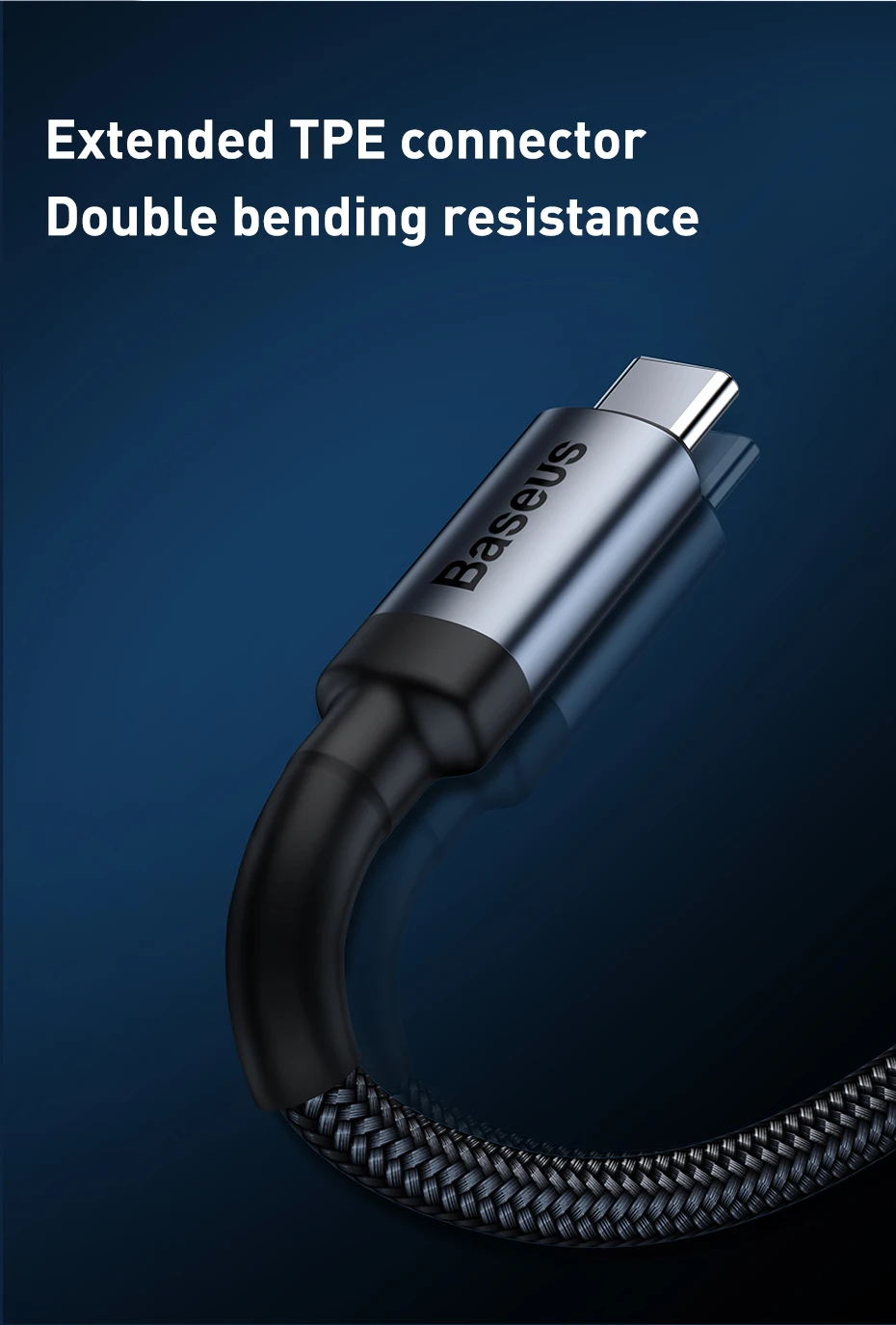 Baseus usb type C к USB C кабель для samsung S9 S8 Note 9 8 PD3.1 QC3.0 60 Вт Быстрое Зарядное устройство USB C кабель для Macbook Pro huawei P20