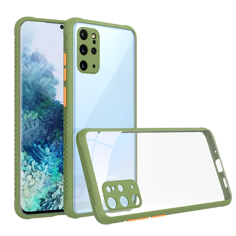 Прозрачный противоударный чехол HD для Samsung S20 Ultra S10 Plus Note 10 Pro A10 A20 A30 A50 S A11 A21 A31 A51 4G