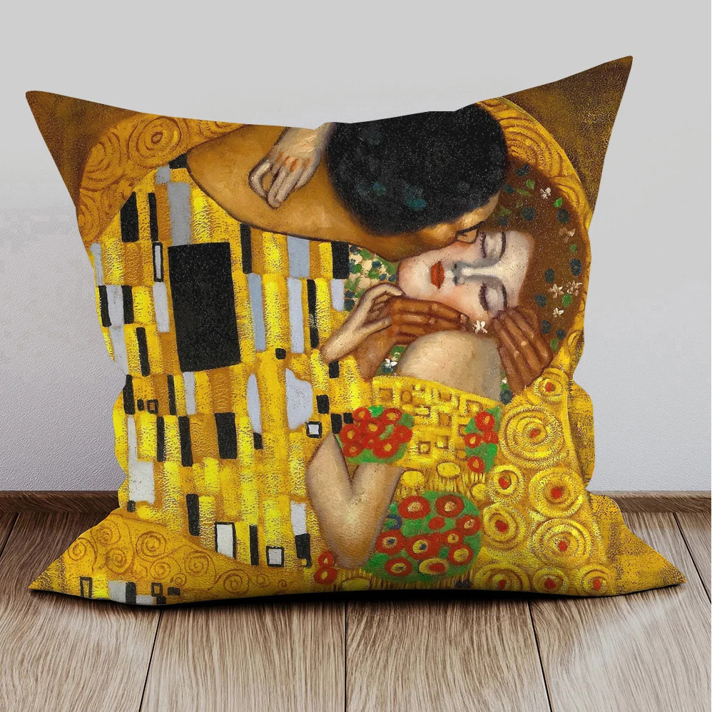 Gustav Klimt наволочки для подушки с масляным рисунком бегущая лошадь художественная