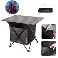 outdoor camping table portable foldable desk fishing hiking climbing picnic anti slip ultralight aluminium folding tables
