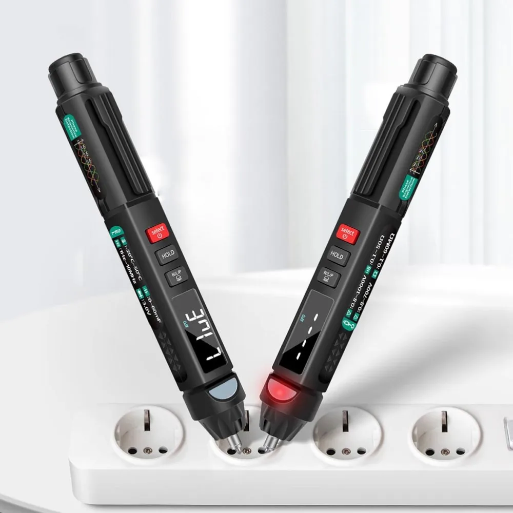 

1 Set 12-1000V Current Electric Sensor Test Pencil Non-Contact LCD Tester Pen