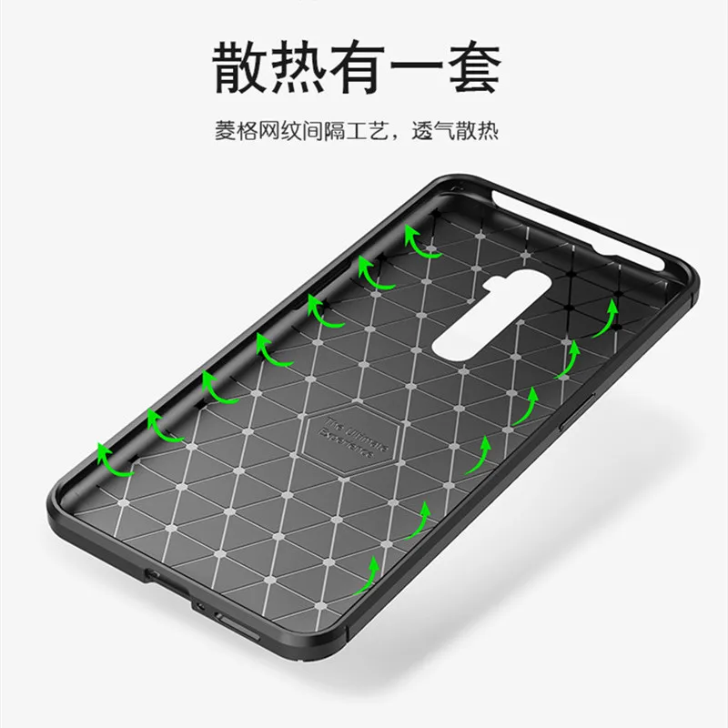 Чехол из углеродного волокна для OPPO Reno 10x чехол с зумом 6 дюйма Высококачественная