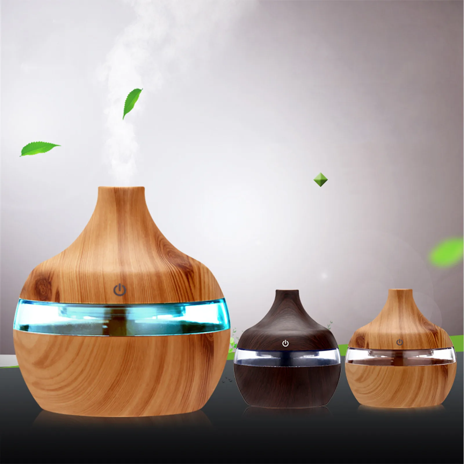 Air Aroma Essential Oil Diffuser LED Aromatherapy Humidifier Reed Diffusers Oils Accessories Sets for Home Office | Дом и сад