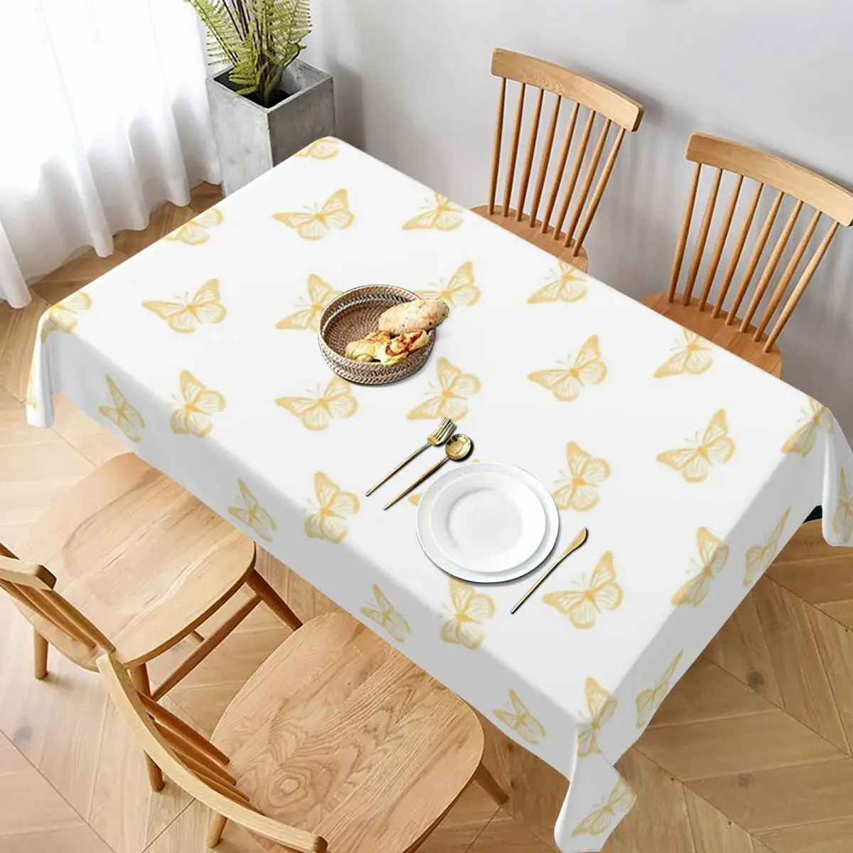 

Vlinder Tafelkleed Protector Tuin Tafel Cover Vintage Print полиэстер Groothandel Tafelkleed