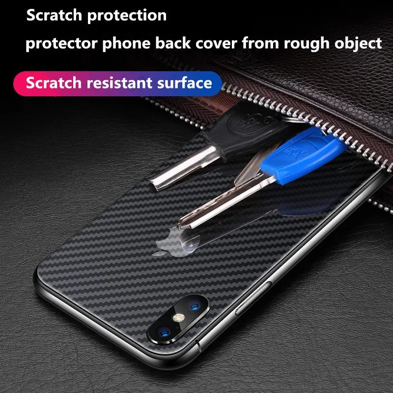 Прозрачная 3D защитная пленка из углеродного волокна для iPhone 11 Pro 5 5S 6 6S 7 8 Plus X XR XS Max задняя крышка экрана