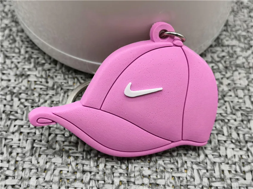 1035 Мини силиконовый милый брелок Nikes cap Форма брелок для женщин мужчин детей подарок брелок баскетбольные кроссовки Porte Clef - Цвет: 1035