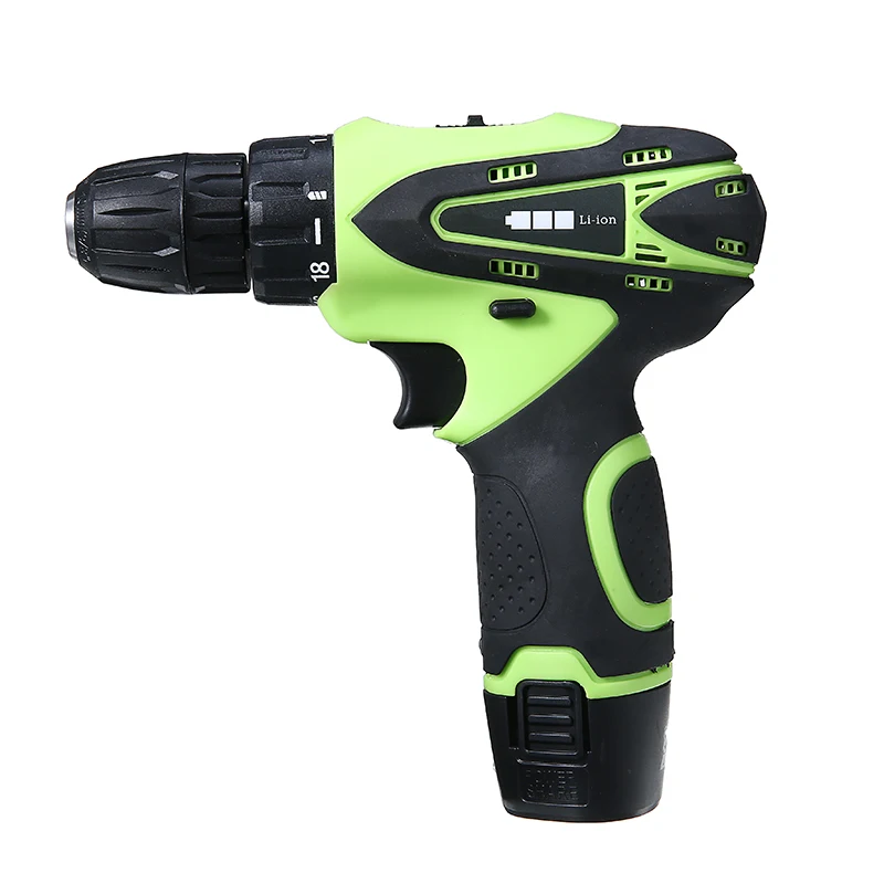 Двухскоростная аккумуляторная электрическая отвертка мини-дрель с литиевым