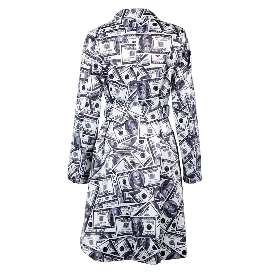 Женское платье Тренч в стиле Ким Кардашьян платья средней длины с длинным