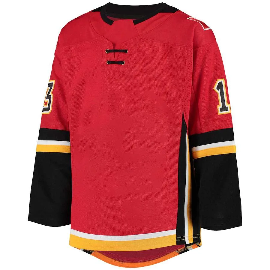 

Mens Stitch America Hockey Jersey Calgary Ice Fans Johnny Johnny Gaudreau Sean Monahan Mark Giordano Jaromir Jagr Jerseys